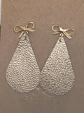 Signature Earring - Gold Crackle