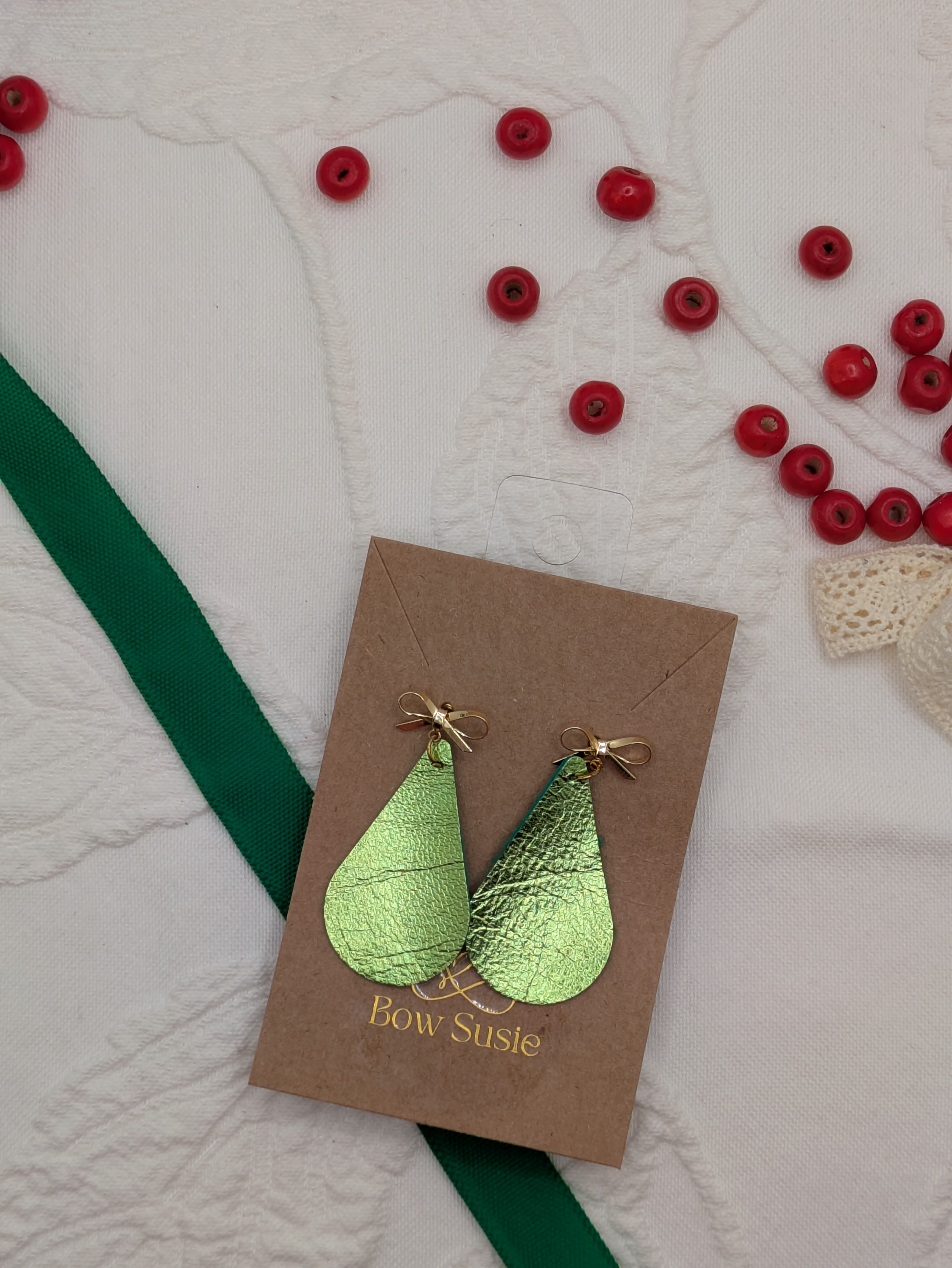 Signature Earring - Green