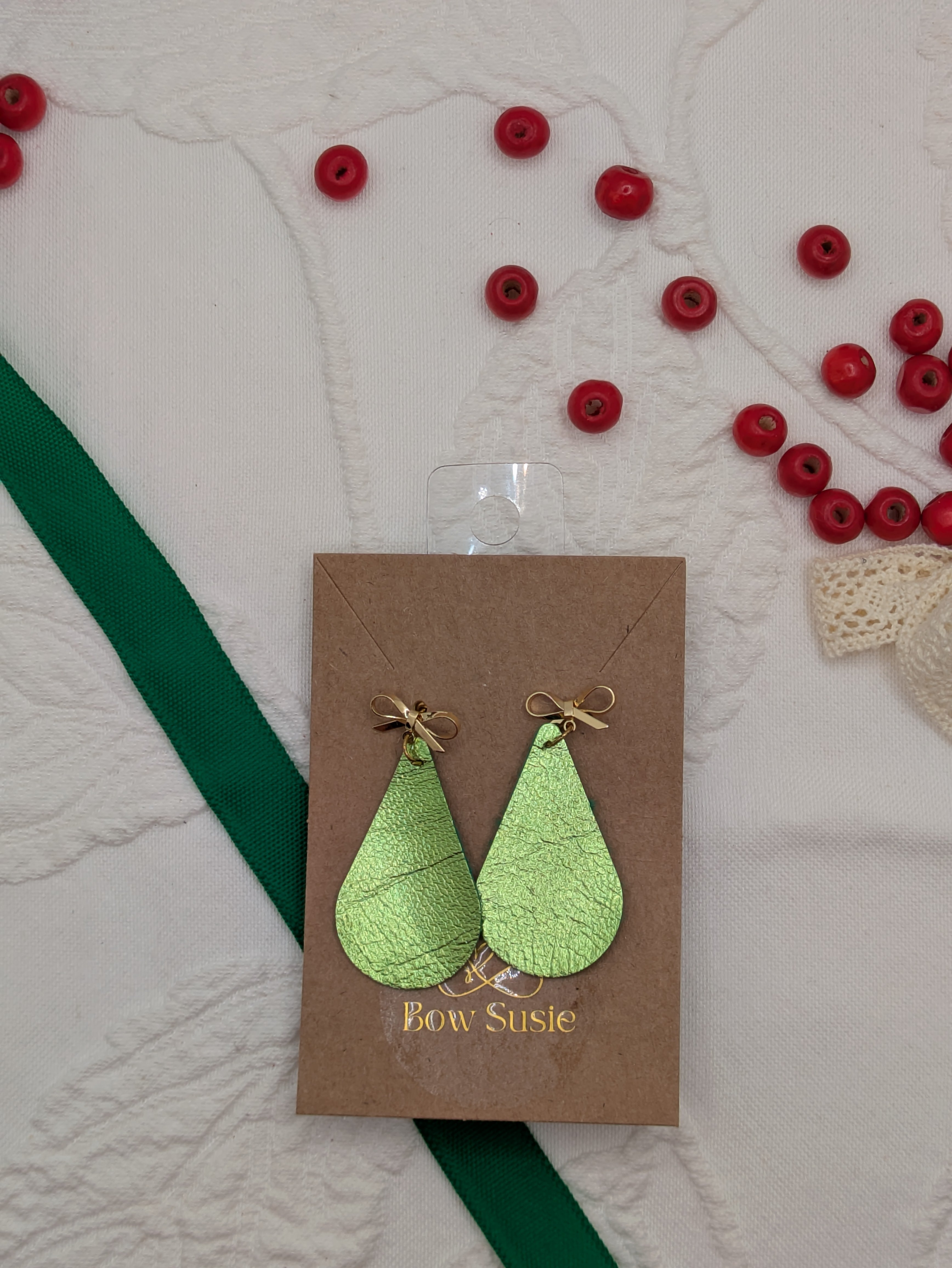Signature Earring - Green